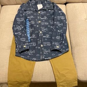 NWT.  2 piece pants sets, Boys size 4T by Carter’s